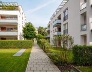 Modern residential buildings, apartments in a new urban housing