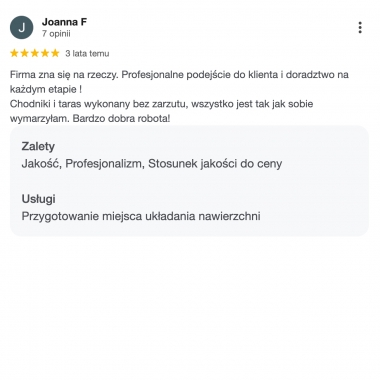 Opinie naszych Klientów