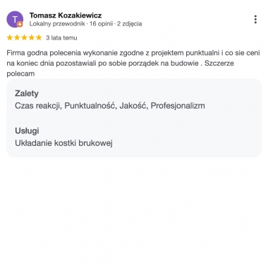 Opinie naszych Klientów